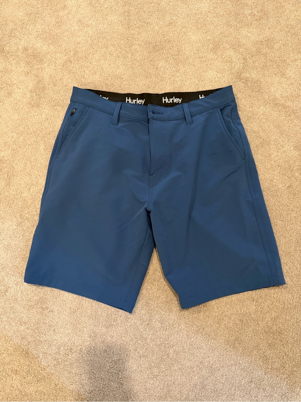 Hurley Men's Navy Blue Stretch Hybrid Shorts